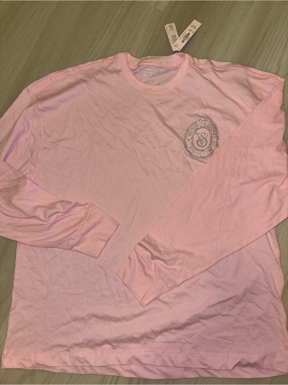 Victoria's Secret Pink Long Sleeve Sleep Shirt